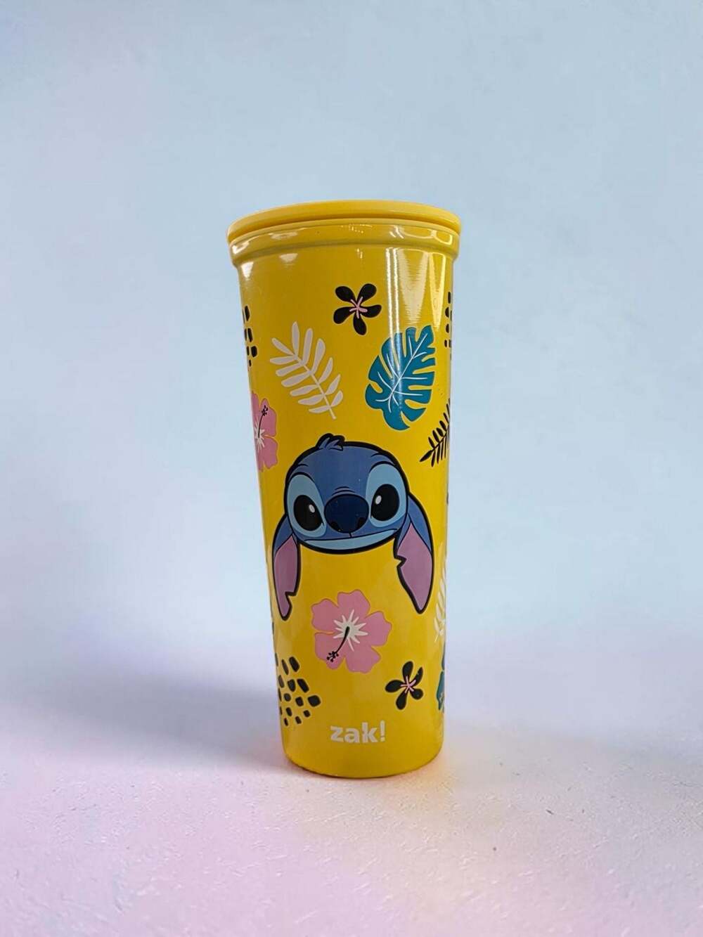 Zak Designs Disney Lilo & Stitch Tropical Pattern 23oz Plastic Tumbler